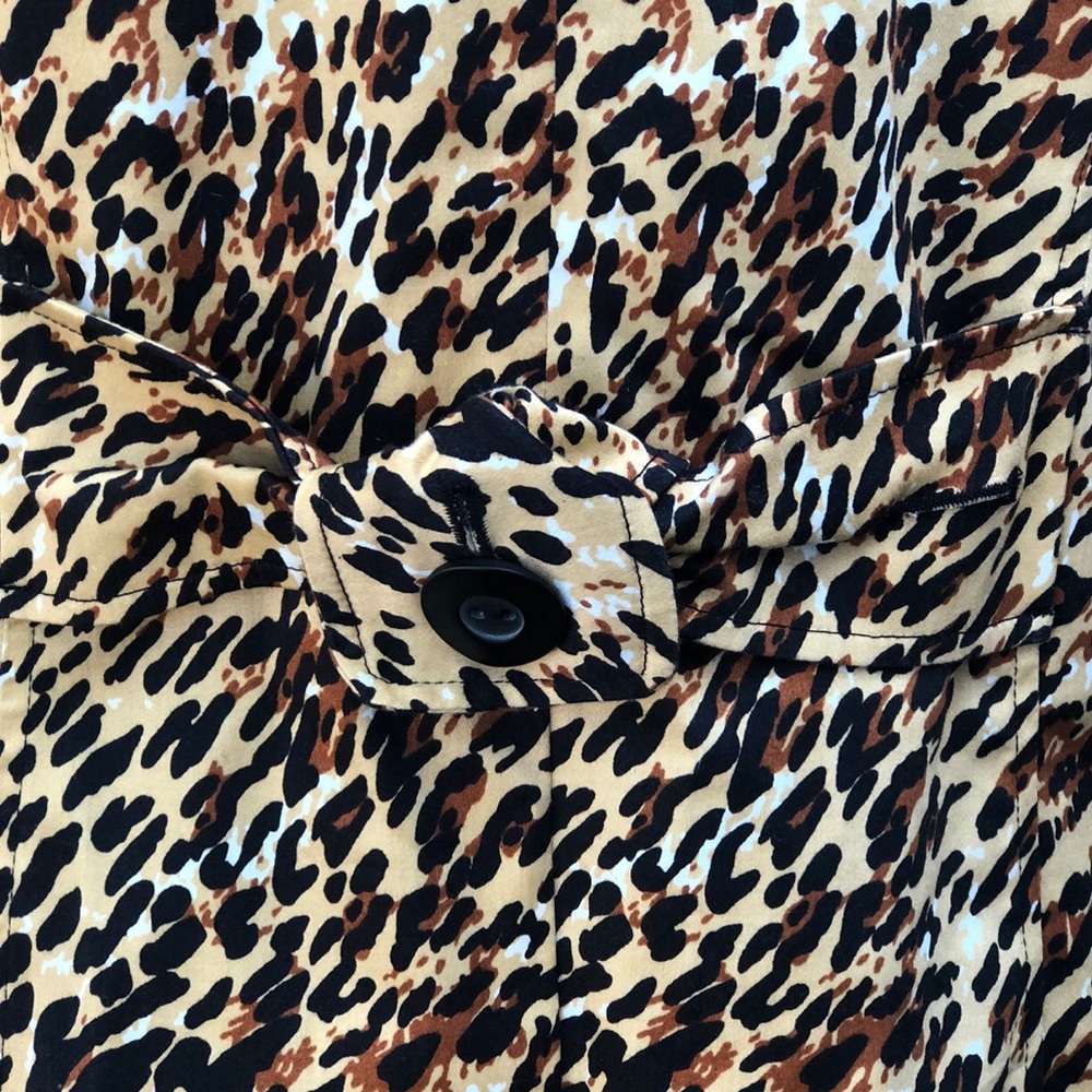 Worthington Stretch Cheetah Animal Print Jacket size Medium - Picture 7 of 14